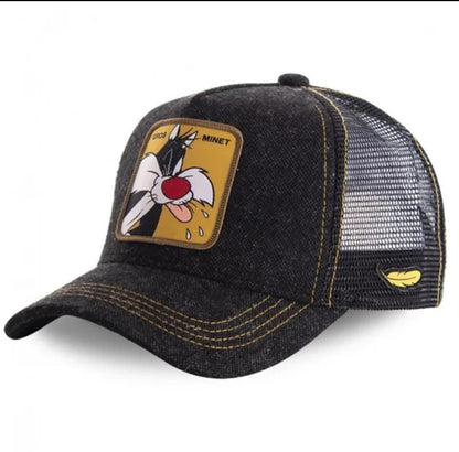 Gorra de béisbol de dibujos animados de Anime Unisex