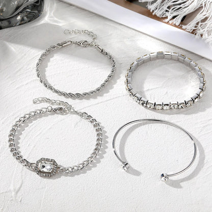 Conjunto de pulseras para mujer, de lujo! 4 piezas!