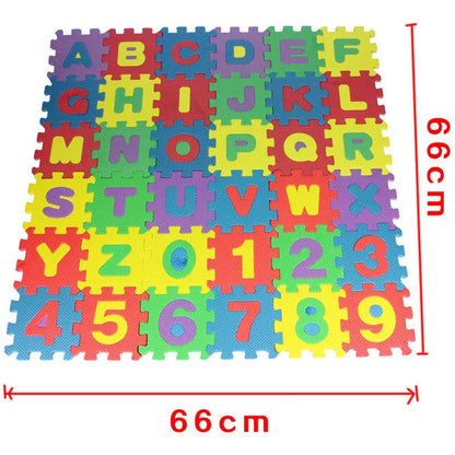 PISO de espuma EVA con letras del alfabeto para niños