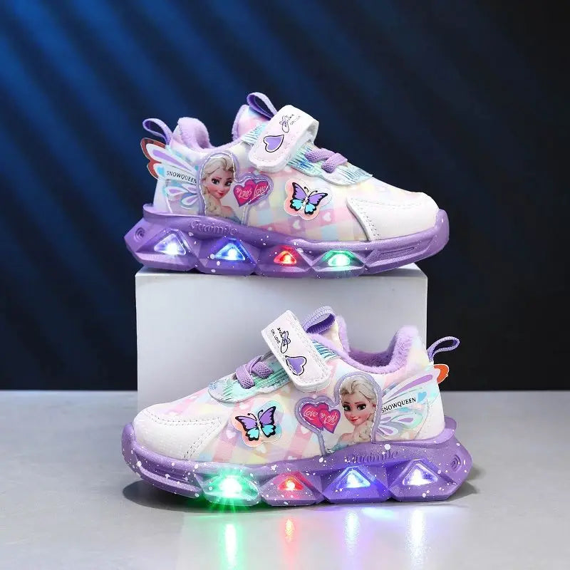 Zapatillas de niña LED de Disney