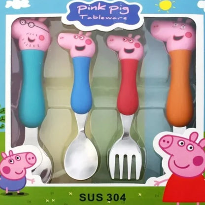 Vajilla de Peppa Pig para niños y niñas,