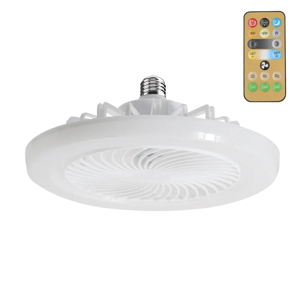 Ventilador de techo con Control remoto inteligente, iluminación LED