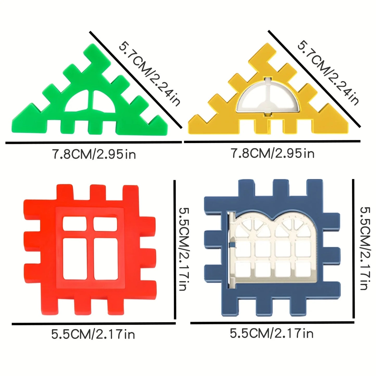 Bloques de construcción de casa a gran escala, niños, juguetes!