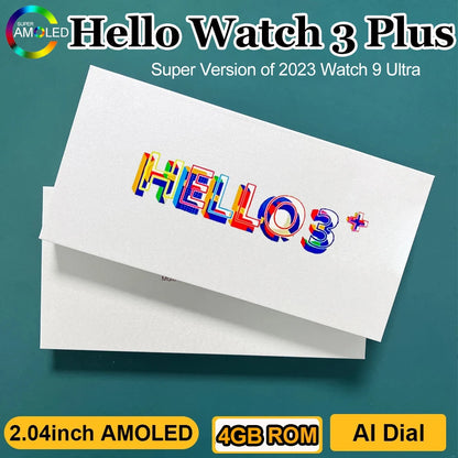 Hello Watch 3 Plus Ultra 2023 Smartwatch AMOLED