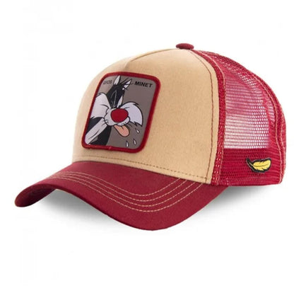 Gorra de béisbol de dibujos animados de Anime Unisex