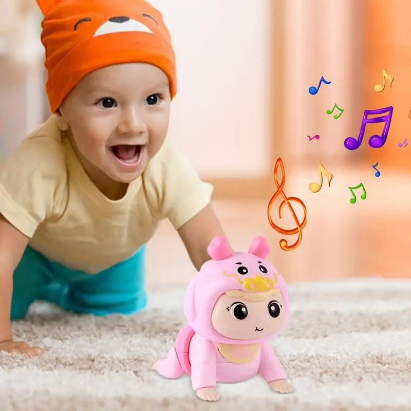 Muñeca de juguete Musical para gatear para niños